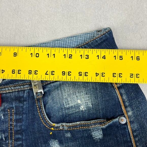 High Everyday Couture Shorts Womens 6 Distressed Interfashion Spa Rimini Italy - Picture 3 of 13